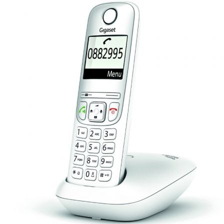 Gigaset A690 Teléfono Inalámbrico DECT Blanco con Manos Libres, Pantalla Grande, Bloqueo de Llamadas y Agenda para 100 Contactos - ECO DECT Gigaset A690 Teléfono Inalámbrico DECT Blanco con Manos Libres, Pantalla Grande, Bloqueo de Llamadas y Agenda para 100 Contactos - ECO DECT